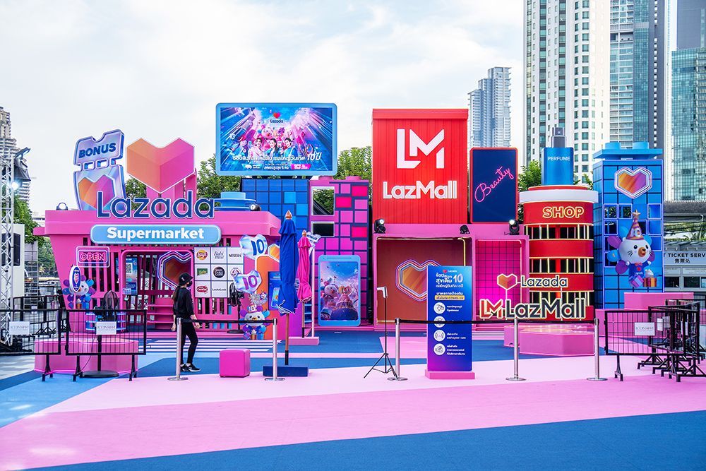 Lazada Official Stores hero banner